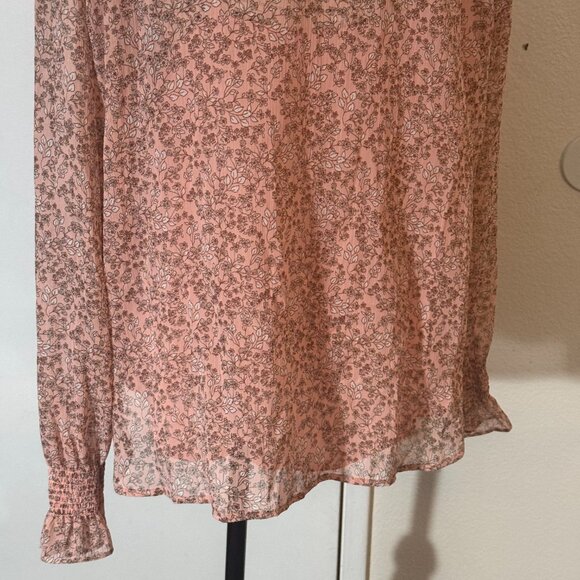 Loft New Chiffon Floral Blouse - Picture 3 of 3